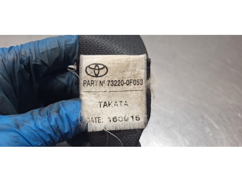 Recambio de cinturon seguridad delantero izquierdo para toyota verso comfort referencia OEM IAM 732200F053   Recambio de cinturon seguridad delantero izquierdo para toyota verso comfort referencia OEM IAM 732200F053