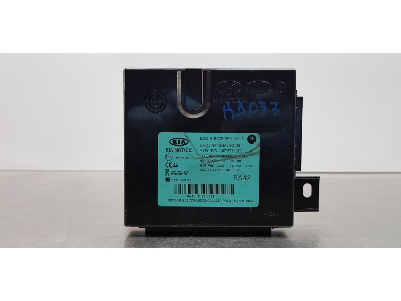 Recambio de modulo confort para kia rio (yb) business referencia OEM IAM 954A0H8420  