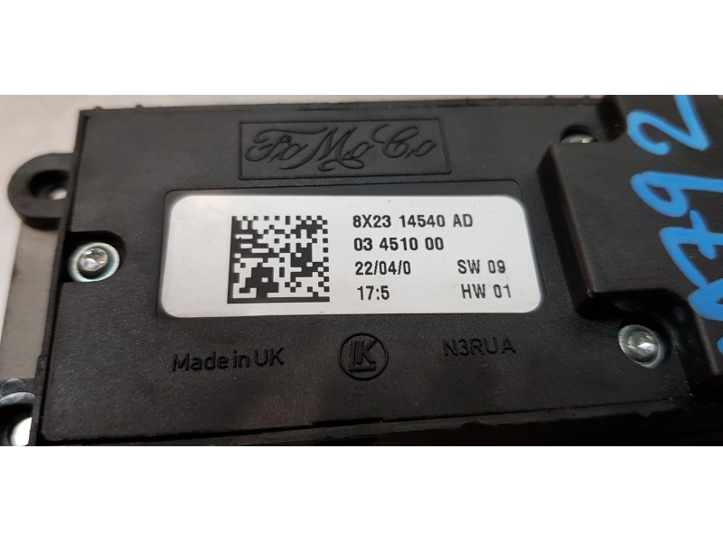 Recambio de mando elevalunas delantero izquierdo para jaguar xf 2.7 v6 diesel luxury referencia OEM IAM 8X2314540AD  