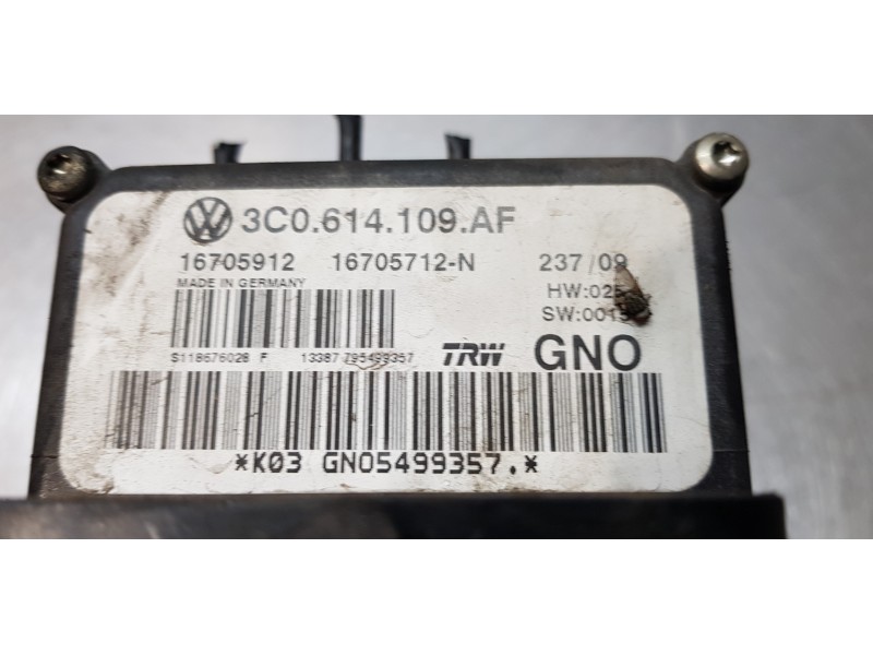 Recambio de abs para volkswagen passat berlina (3c2) highline referencia OEM IAM 3C0614109AF  