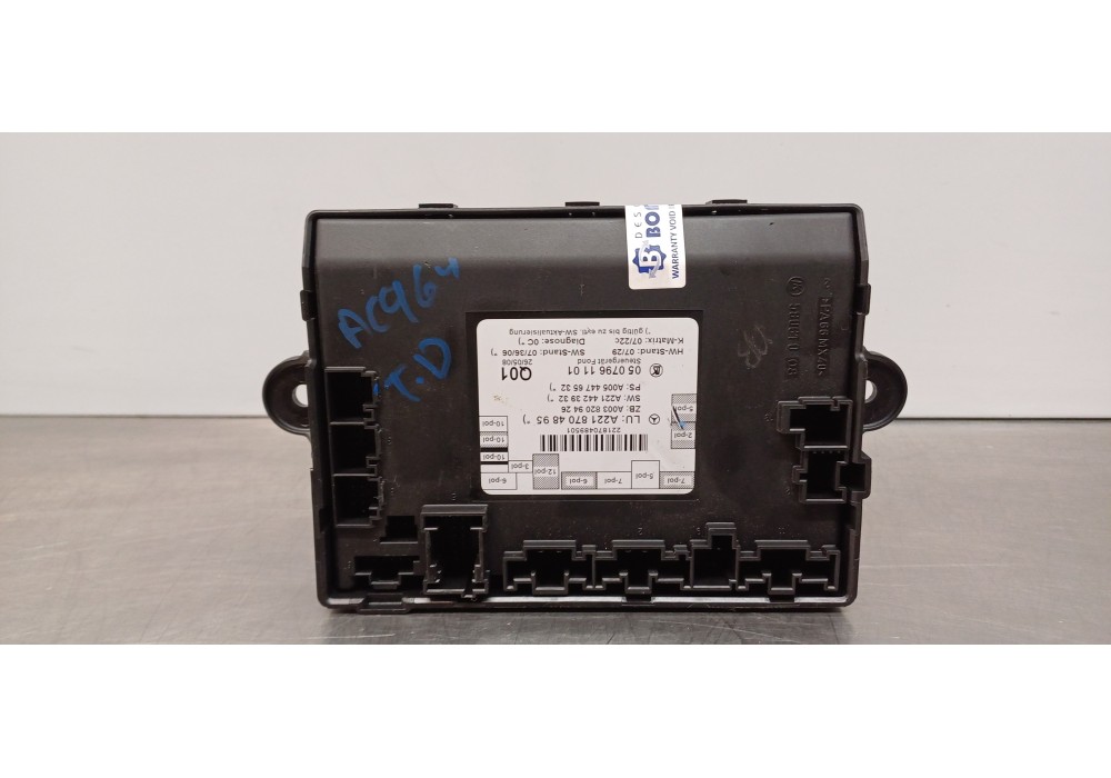 Recambio de modulo electronico para mercedes clase s (w221) berlina 320 / 350 cdi (221.022) referencia OEM IAM A2218704895  