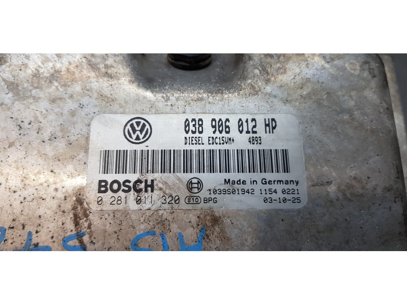 Recambio de centralita motor uce para seat ibiza (6l1) stella referencia OEM IAM 038906012HP  