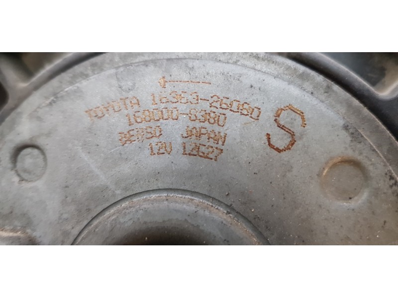 Recambio de electroventilador para toyota rav 4 (a3) sol referencia OEM IAM 1636326080   Recambio de electroventilador para toyota rav 4 (a3) sol referencia OEM IAM 1636326080