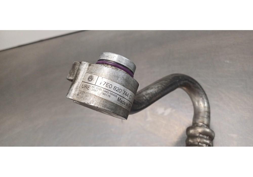 Recambio de tubos aire acondicionado para volkswagen t5 bus (7e) caravelle comfortline lang 4motion referencia OEM IAM 7E0820744