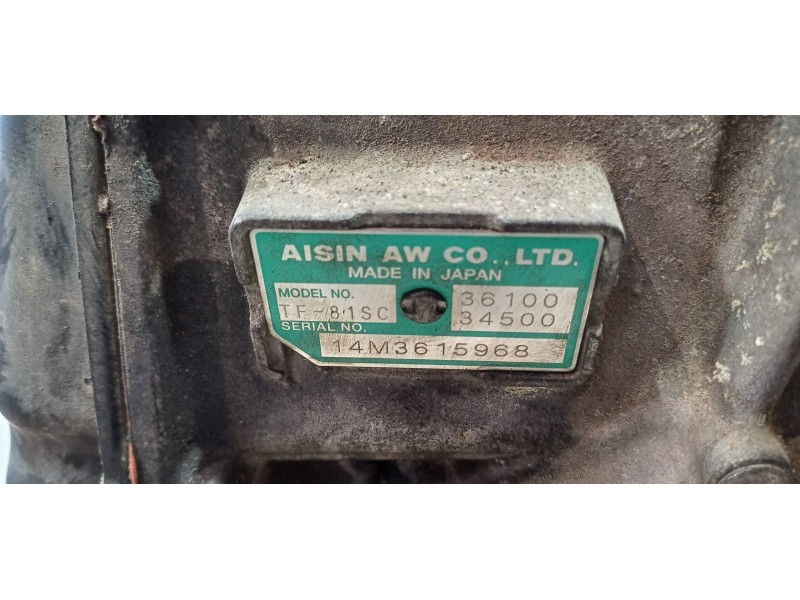 Recambio de caja cambios para ssangyong korando limited 4x2 referencia OEM IAM 3610034500 TF-81SC  Recambio de caja cambios para ssangyong korando limited 4x2 referencia OEM IAM 3610034500 TF-81SC