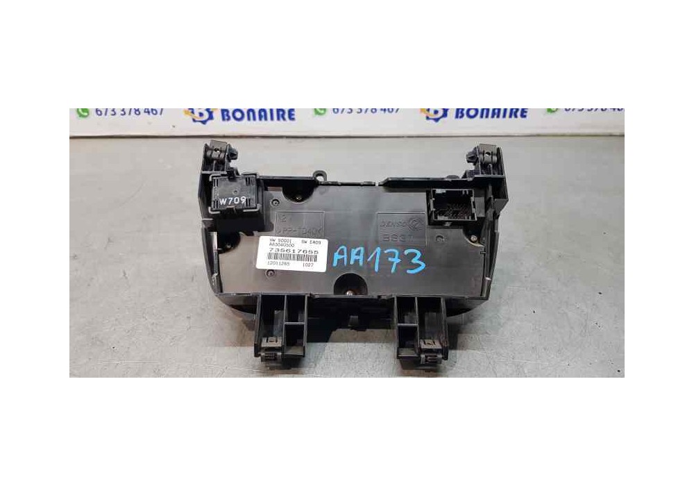 Recambio de mando climatizador para fiat doblo ii cargo (263) furgón sx maxi xl referencia OEM IAM 735617655  