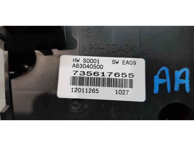 Recambio de mando climatizador para fiat doblo ii cargo (263) furgón sx maxi xl referencia OEM IAM 735617655  