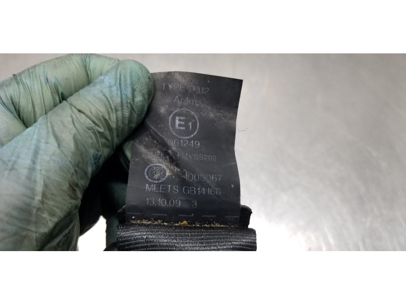 Recambio de cinturon seguridad trasero izquierdo para land rover evoque dynamic referencia OEM IAM LR026470 BJ32611B68AD8PVJ AMB