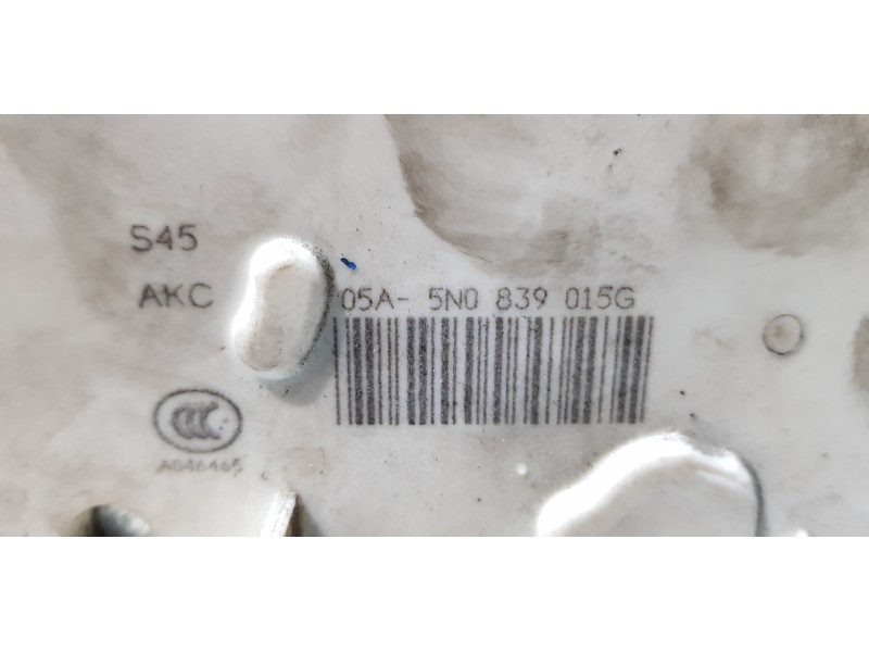 Recambio de cerradura puerta trasera izquierda para skoda superb combi (3t5) elegance referencia OEM IAM 5N0839015G   Recambio de cerradura puerta trasera izquierda para skoda superb combi (3t5) elegance referencia OEM IAM 5N0839015G