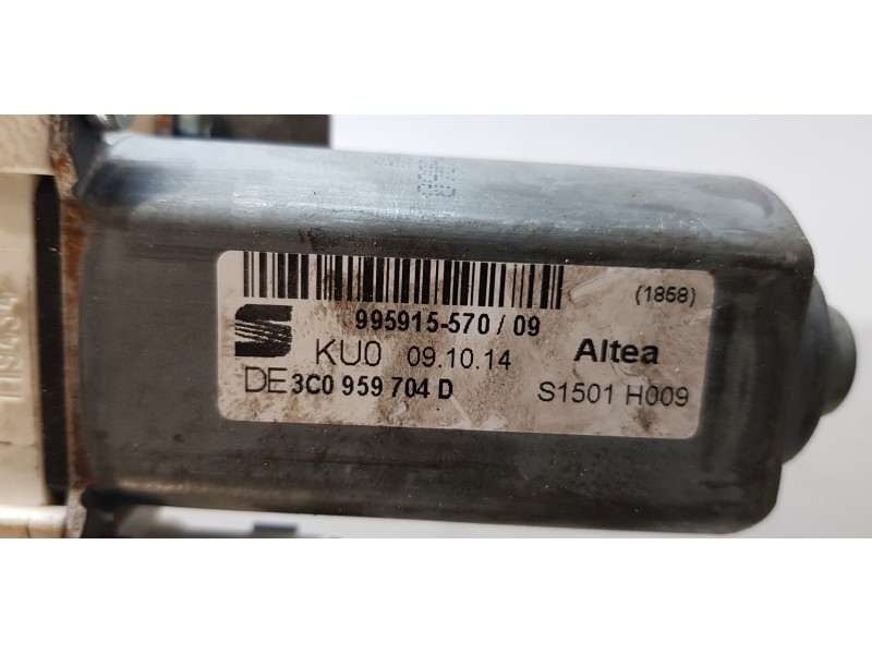 Recambio de motor elevalunas trasero derecho para seat altea xl (5p5) stylance / style referencia OEM IAM 3C0959704D  