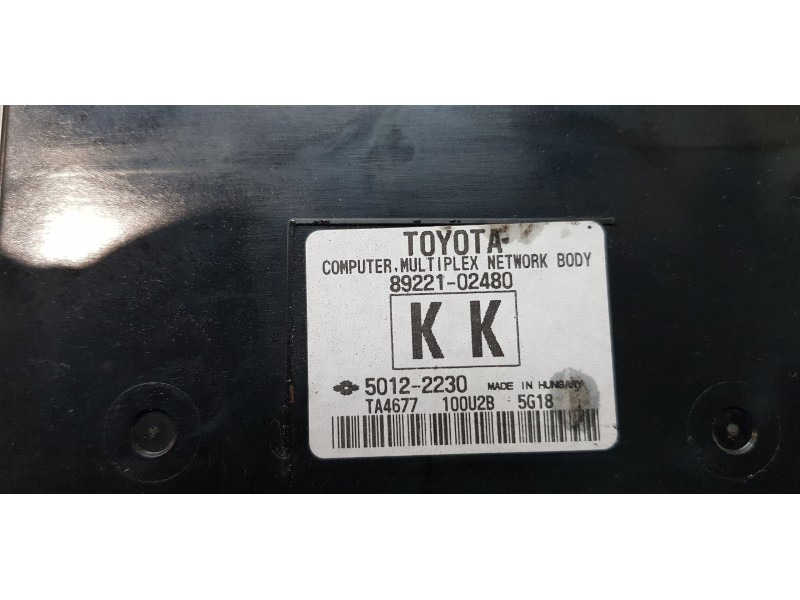 Recambio de modulo electronico para toyota auris touring sports (e18) hybrid active referencia OEM IAM 8922102480   Recambio de modulo electronico para toyota auris touring sports (e18) hybrid active referencia OEM IAM 8922102480
