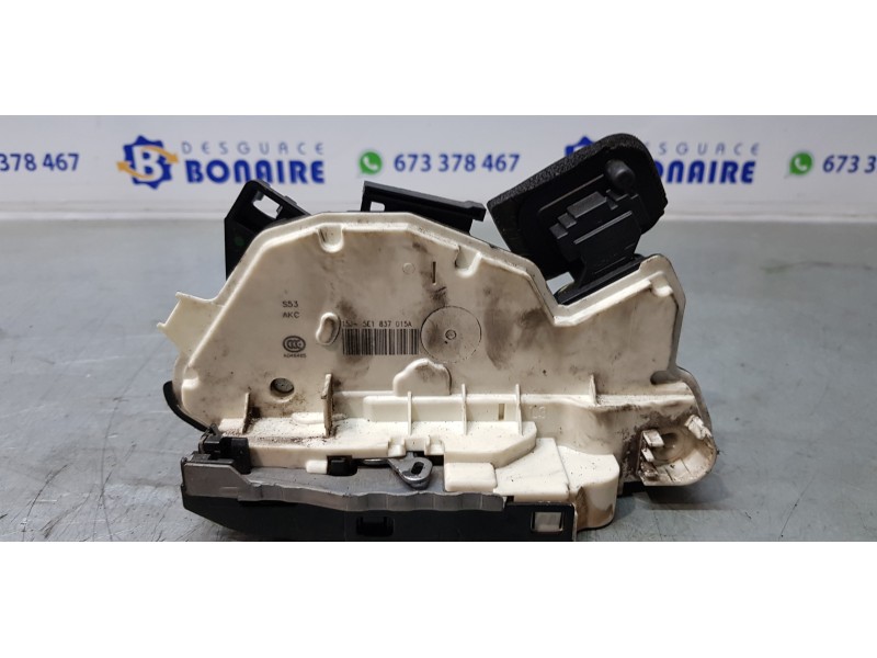 Recambio de cerradura puerta delantera izquierda para skoda rapid elegance referencia OEM IAM 5E1837015A   Recambio de cerradura puerta delantera izquierda para skoda rapid elegance referencia OEM IAM 5E1837015A