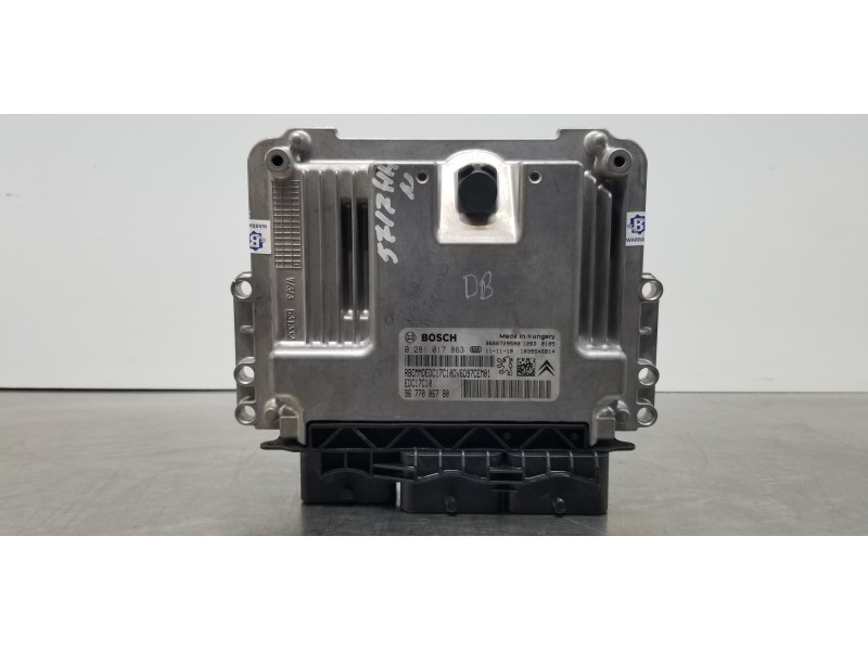 Recambio de centralita motor uce para peugeot partner kasten confort l1 referencia OEM IAM 9677006780 0281017863 