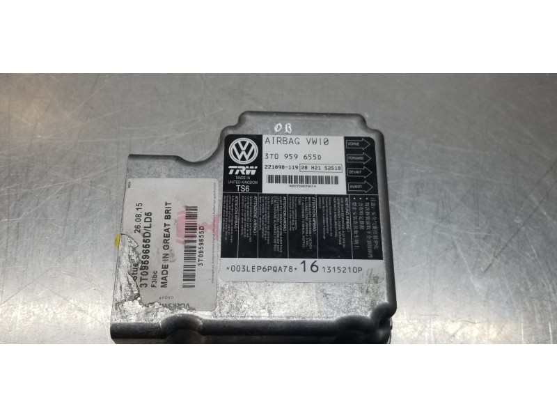 Recambio de centralita airbag para skoda superb combi (3t5) active referencia OEM IAM 3T0959655D  