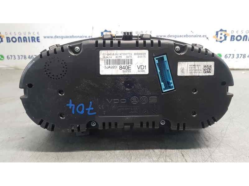 Recambio de cuadro instrumentos para skoda rapid elegance referencia OEM IAM 5JA920840E   Recambio de cuadro instrumentos para skoda rapid elegance referencia OEM IAM 5JA920840E