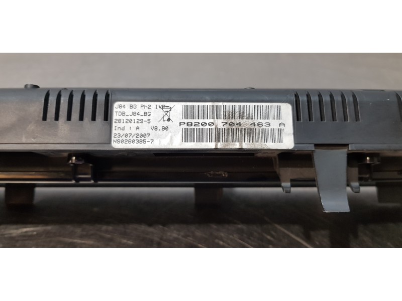 Recambio de cuadro instrumentos para renault scenic ii confort expression referencia OEM IAM P8200704463A   Recambio de cuadro instrumentos para renault scenic ii confort expression referencia OEM IAM P8200704463A