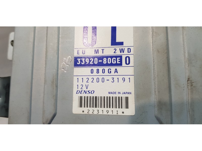 Recambio de centralita motor uce para suzuki ignis rg (fh) 4wd referencia OEM IAM 3392080GE0 1122003191 