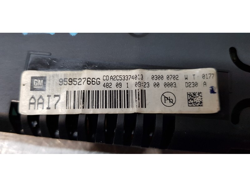 Recambio de pantalla multifuncion para chevrolet cruze lt referencia OEM IAM 95952766   Recambio de pantalla multifuncion para chevrolet cruze lt referencia OEM IAM 95952766