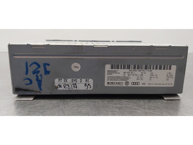 Recambio de modulo electronico para audi q7 (4l) 3.0 tdi referencia OEM IAM 4E0035541L 4E0035542 