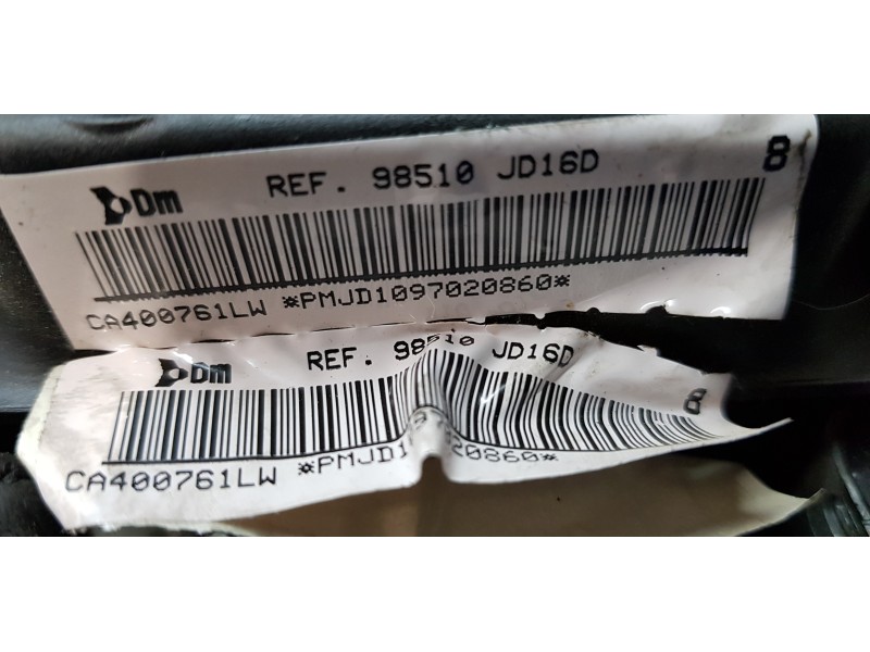 Recambio de kit airbag para nissan qashqai+2 (jj10) visia 4x4 referencia OEM IAM 98820EY20B  