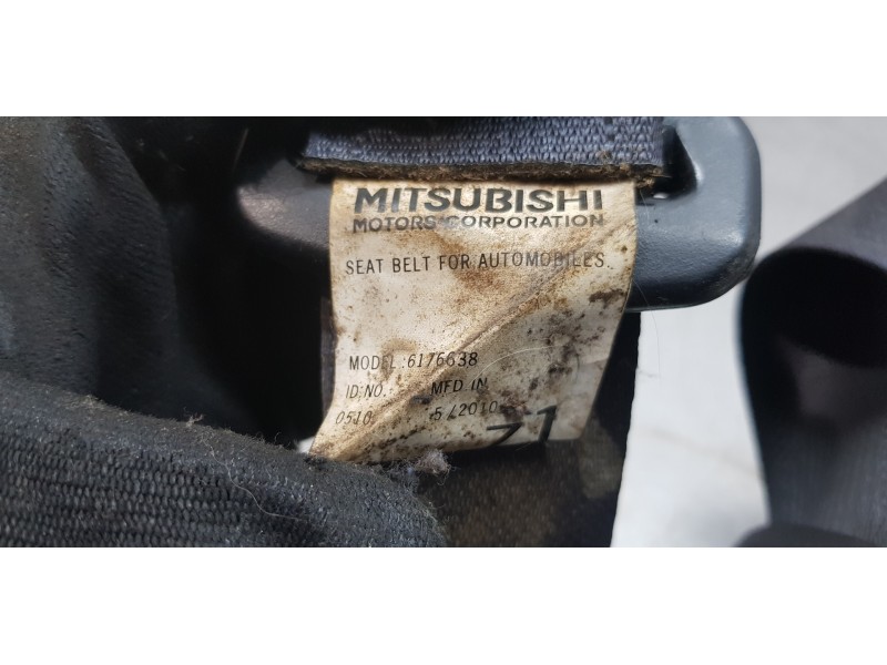 Recambio de cinturon seguridad trasero derecho para mitsubishi asx (ga0w) challenge 2wd referencia OEM IAM 7000B446XA   Recambio de cinturon seguridad trasero derecho para mitsubishi asx (ga0w) challenge 2wd referencia OEM IAM 7000B446XA