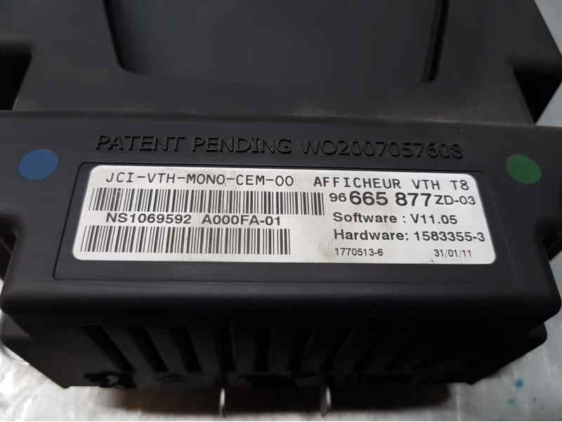 Recambio de pantalla multifuncion para peugeot 5008 premium referencia OEM IAM 96665877ZD   Recambio de pantalla multifuncion para peugeot 5008 premium referencia OEM IAM 96665877ZD