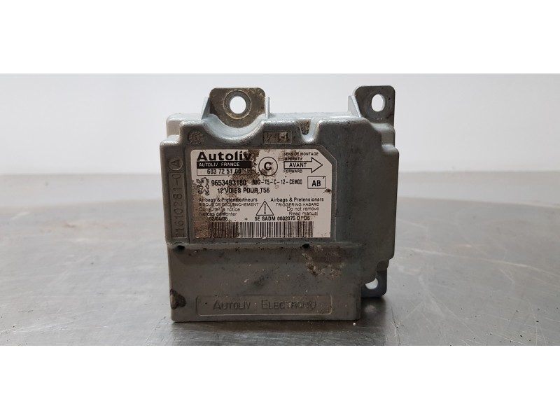 Recambio de centralita airbag para peugeot 307 cc (s2) básico referencia OEM IAM 9653493180  