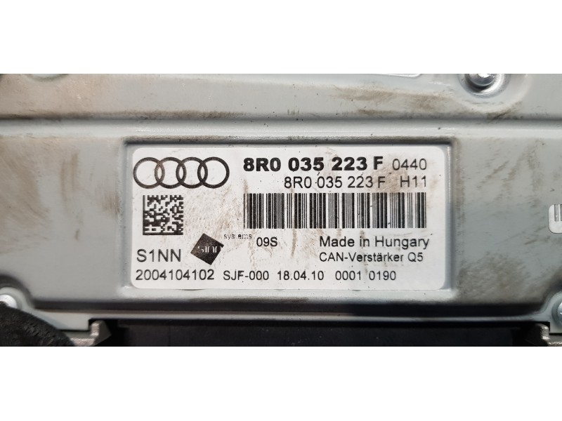 Recambio de modulo electronico para audi q5 (8r) 2.0 tdi (125kw) referencia OEM IAM 8R0035223F   Recambio de modulo electronico para audi q5 (8r) 2.0 tdi (125kw) referencia OEM IAM 8R0035223F