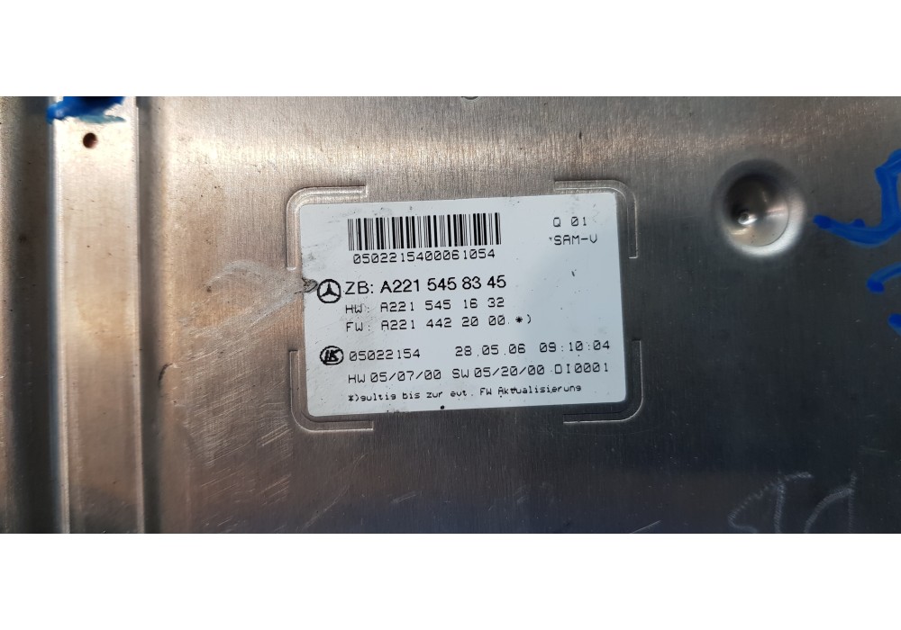 Recambio de modulo electronico para mercedes clase s (w221) berlina 320 / 350 cdi (221.022) referencia OEM IAM A2215458345  