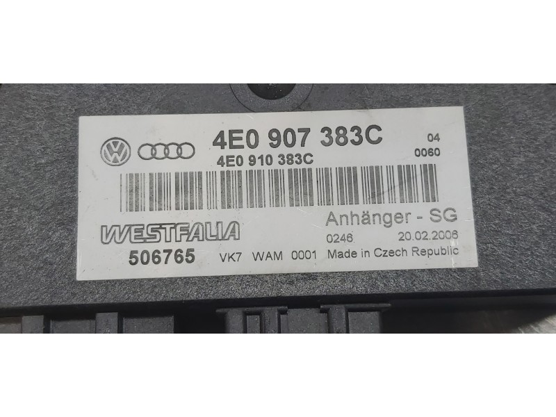 Recambio de modulo electronico para audi q7 (4l) 3.0 tdi referencia OEM IAM 4E0907383C 4E0907383H 
