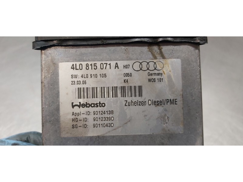 Recambio de resistencia calefaccion para audi q7 (4l) 3.0 tdi referencia OEM IAM 4L0815071A 4L0815071F 4L0910105