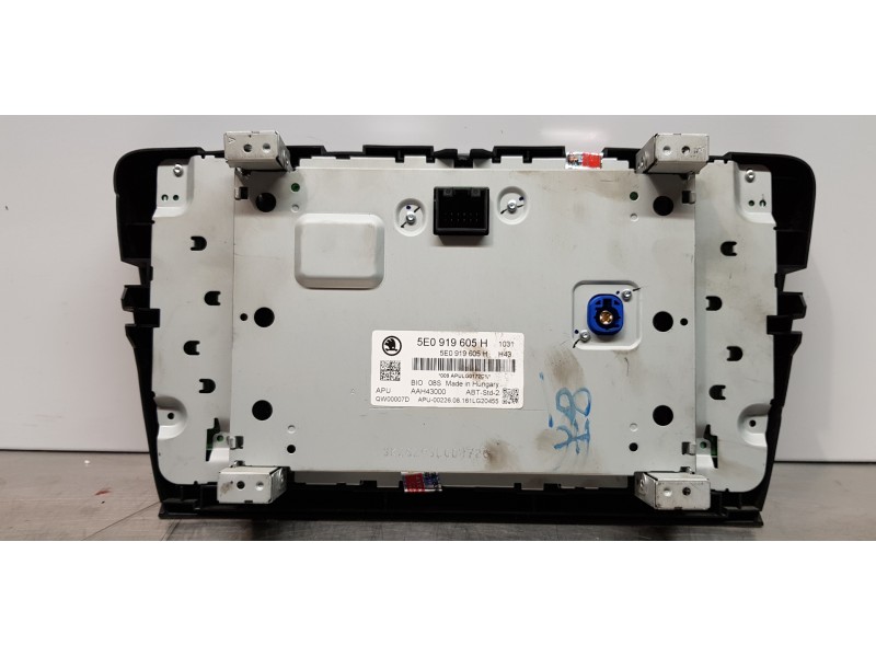 Recambio de pantalla multifuncion para skoda octavia combi (5e5) active referencia OEM IAM 5E0919605HBIO   Recambio de pantalla multifuncion para skoda octavia combi (5e5) active referencia OEM IAM 5E0919605HBIO