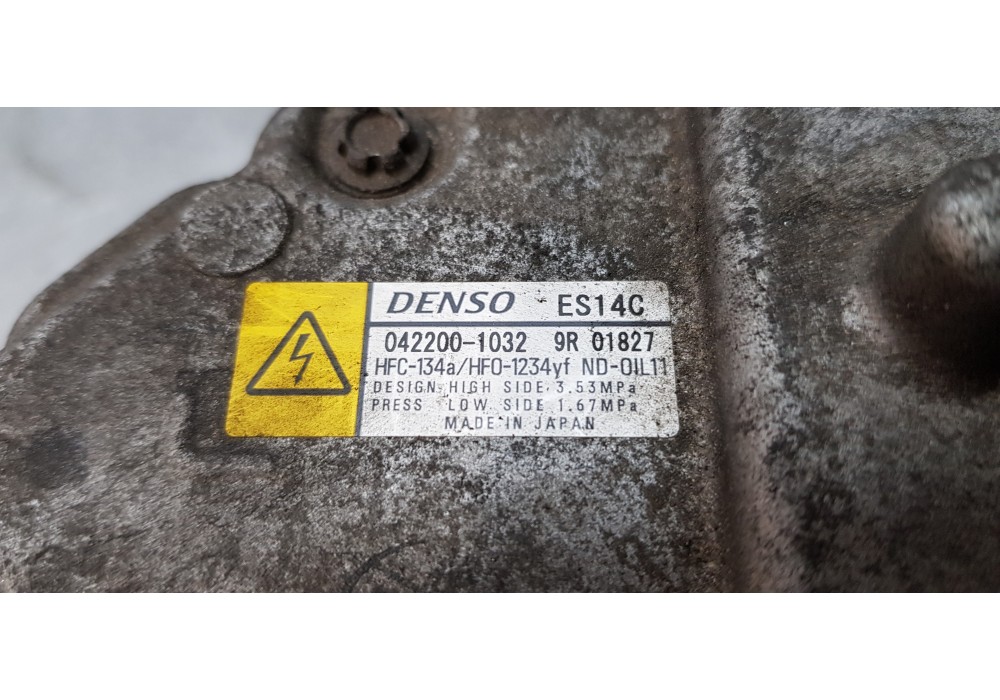 Recambio de compresor aire acondicionado para toyota auris touring sports (e18) hybrid active referencia OEM IAM 0422001032  