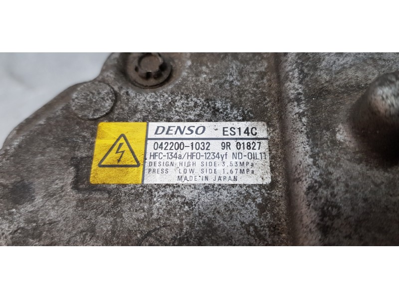 Recambio de compresor aire acondicionado para toyota auris touring sports (e18) hybrid active referencia OEM IAM 0422001032  