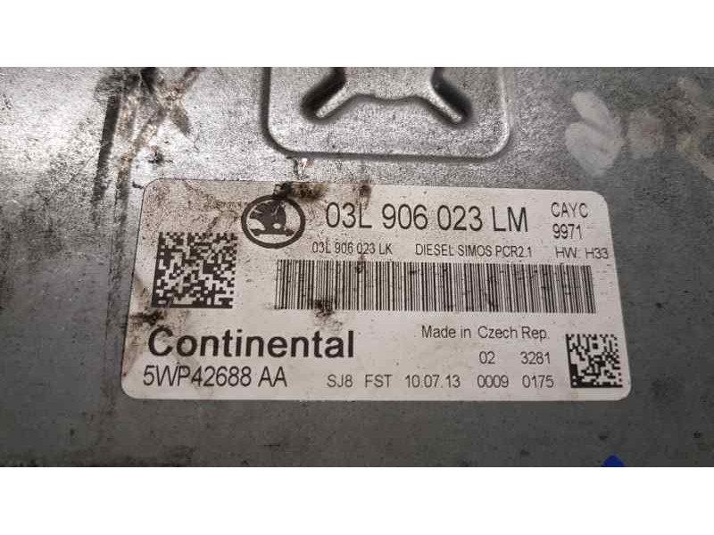 Recambio de centralita motor uce para skoda rapid active referencia OEM IAM 03L906023LM  