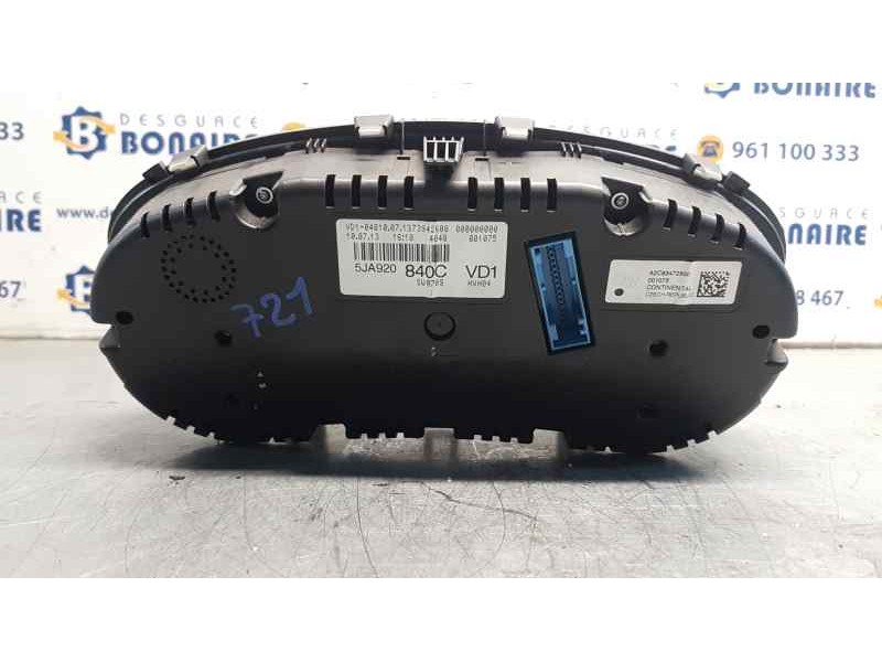 Recambio de cuadro instrumentos para skoda rapid active referencia OEM IAM 5JA920840C  