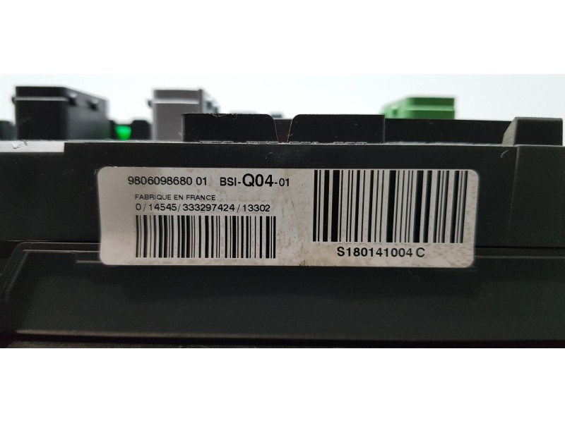 Recambio de caja reles / fusibles para citroen c4 grand picasso attraction referencia OEM IAM 9806098680   Recambio de caja reles / fusibles para citroen c4 grand picasso attraction referencia OEM IAM 9806098680