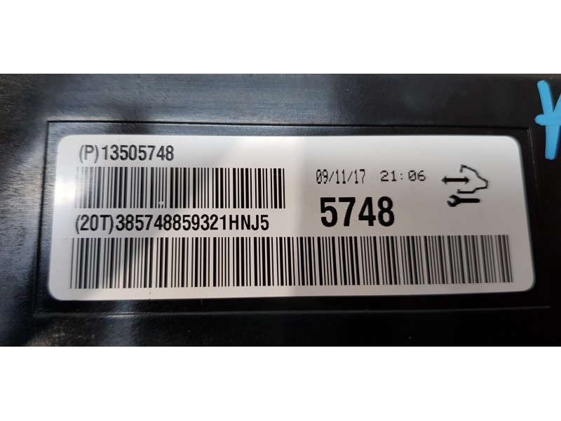 Recambio de centralita calefaccion para chevrolet cruze lt referencia OEM IAM 13505748  