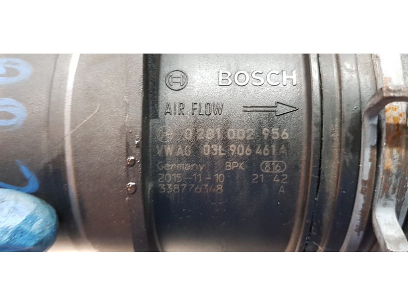 Recambio de caudalimetro para skoda superb combi (3v5) active referencia OEM IAM 03L906461A 0281002956  Recambio de caudalimetro para skoda superb combi (3v5) active referencia OEM IAM 03L906461A 0281002956