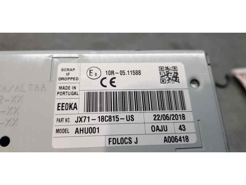 Recambio de sistema audio / radio cd para ford focus active referencia OEM IAM JX7118C815US  