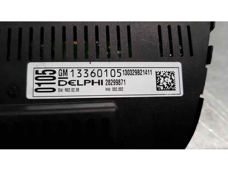 Recambio de mando climatizador para opel meriva b cosmo referencia OEM IAM 13360105   Recambio de mando climatizador para opel meriva b cosmo referencia OEM IAM 13360105