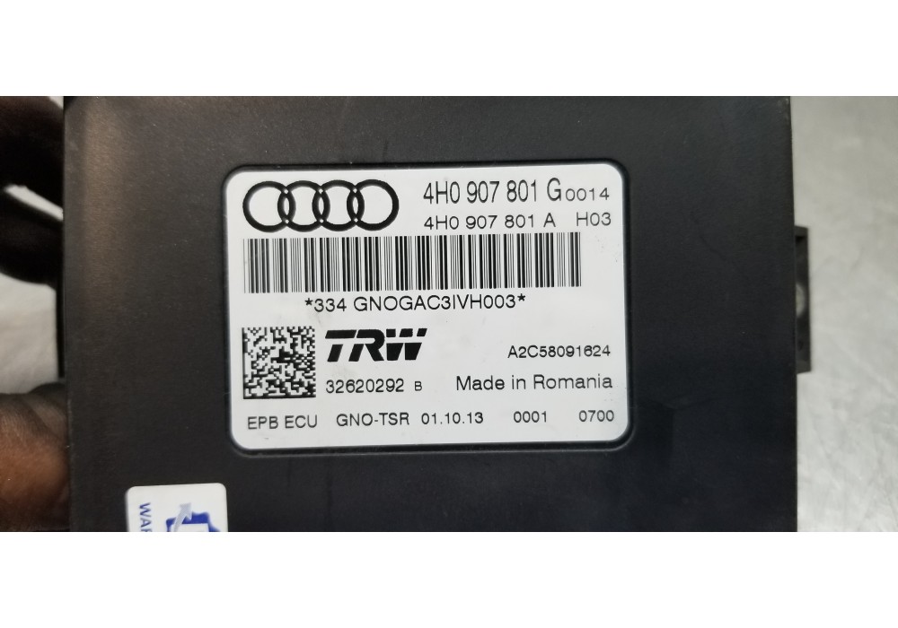 Recambio de modulo electronico para audi a8 (4hc/4hl) 3.0 tdi clean diesel quattro referencia OEM IAM 4H0907801G  