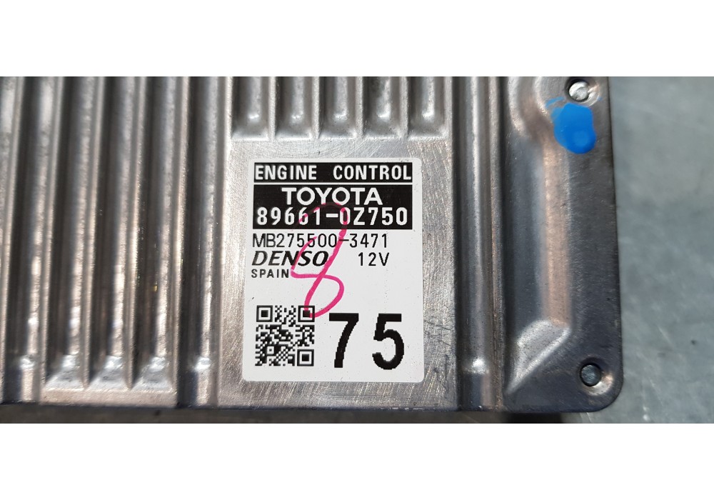 Recambio de centralita motor uce para toyota auris touring sports (e18) hybrid active referencia OEM IAM 896610Z750  