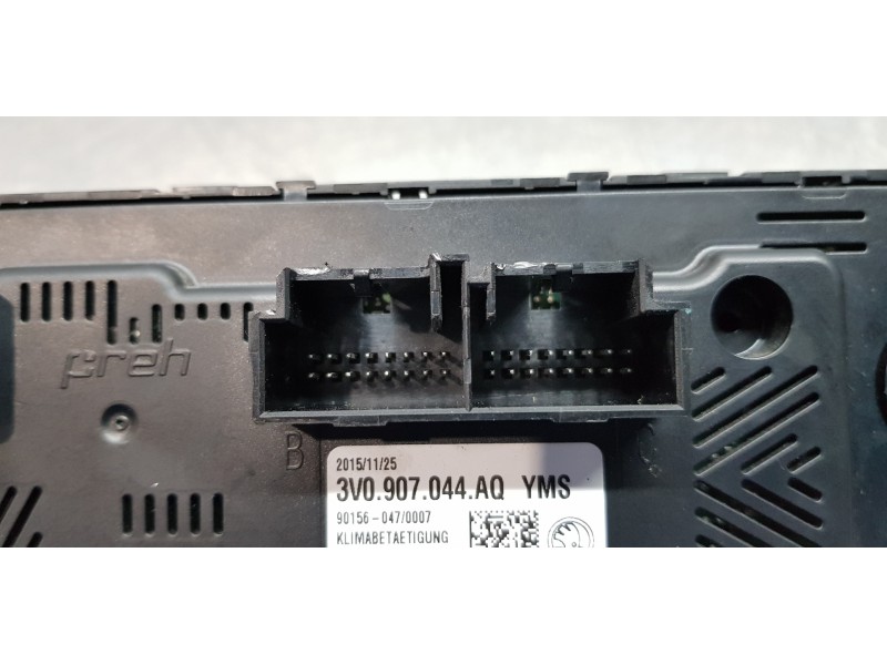 Recambio de mando climatizador para skoda superb combi (3v5) active referencia OEM IAM 3V0907044AQYMS   Recambio de mando climatizador para skoda superb combi (3v5) active referencia OEM IAM 3V0907044AQYMS