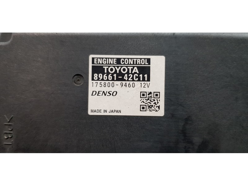 Recambio de centralita motor uce para toyota rav 4 (a3) executive referencia OEM IAM 8966142C11 1758009460  Recambio de centralita motor uce para toyota rav 4 (a3) executive referencia OEM IAM 8966142C11 1758009460