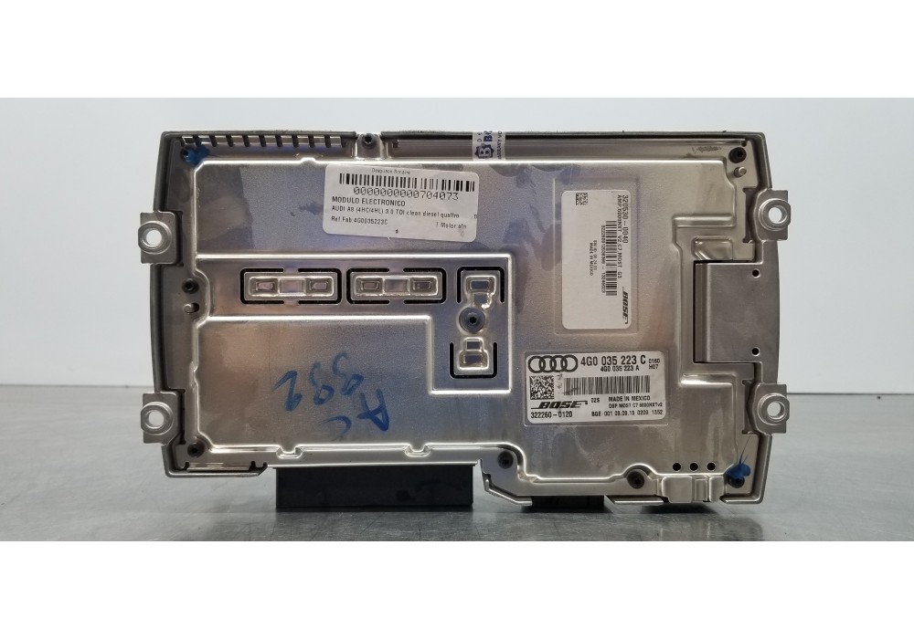 Recambio de modulo electronico para audi a8 (4hc/4hl) 3.0 tdi clean diesel quattro referencia OEM IAM 4G0035223C  