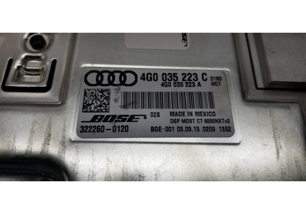 Recambio de modulo electronico para audi a8 (4hc/4hl) 3.0 tdi clean diesel quattro referencia OEM IAM 4G0035223C  