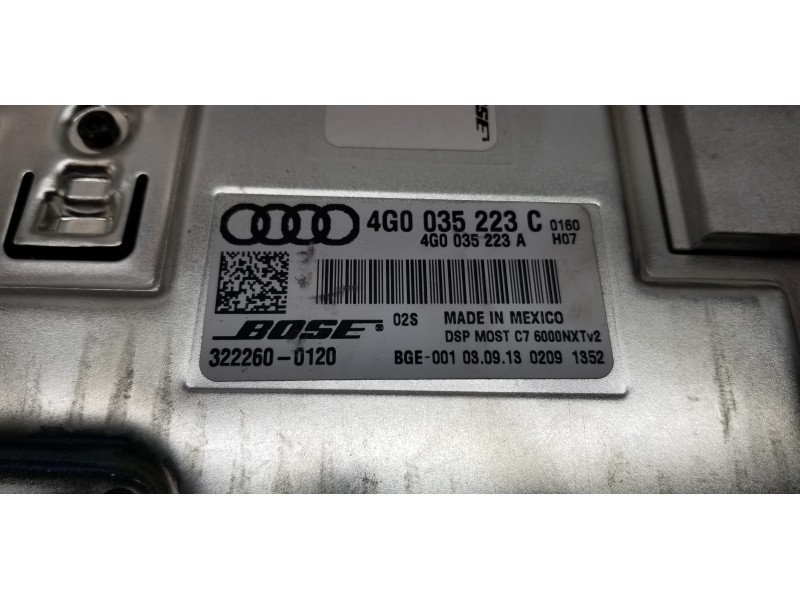 Recambio de modulo electronico para audi a8 (4hc/4hl) 3.0 tdi clean diesel quattro referencia OEM IAM 4G0035223C  