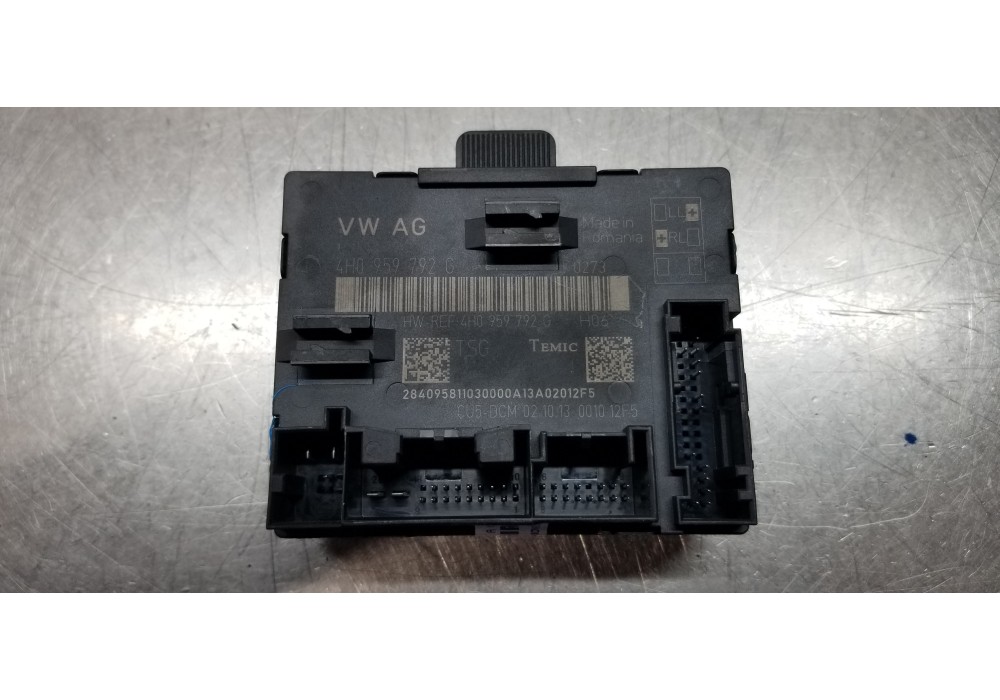 Recambio de modulo electronico para audi a8 (4hc/4hl) 3.0 tdi clean diesel quattro referencia OEM IAM 4H0959792G  