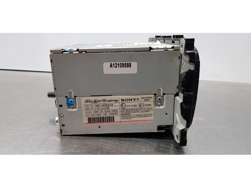 Recambio de sistema audio / radio cd para ford focus lim. (cb4) titanium referencia OEM IAM 7M5T18C939EB VP6M2F18C821AG  Recambio de sistema audio / radio cd para ford focus lim. (cb4) titanium referencia OEM IAM 7M5T18C939EB VP6M2F18C821AG